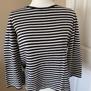 NWT Gap Ladies Sweater - Sz. Small - Navy/ White Stripe